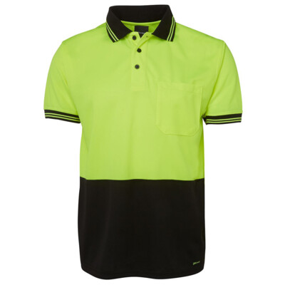 JB's Mens Hi Vis S/S Traditional Polo Thumbnail