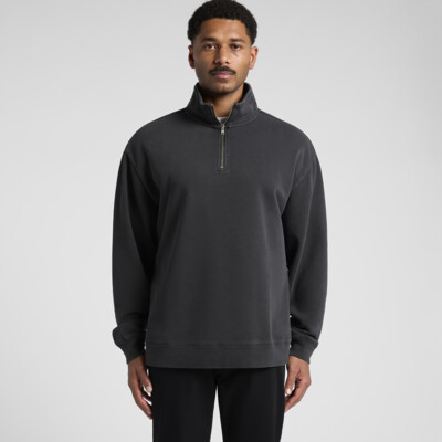 AS Colour Mens Relax Faded Half Zip Thumbnail